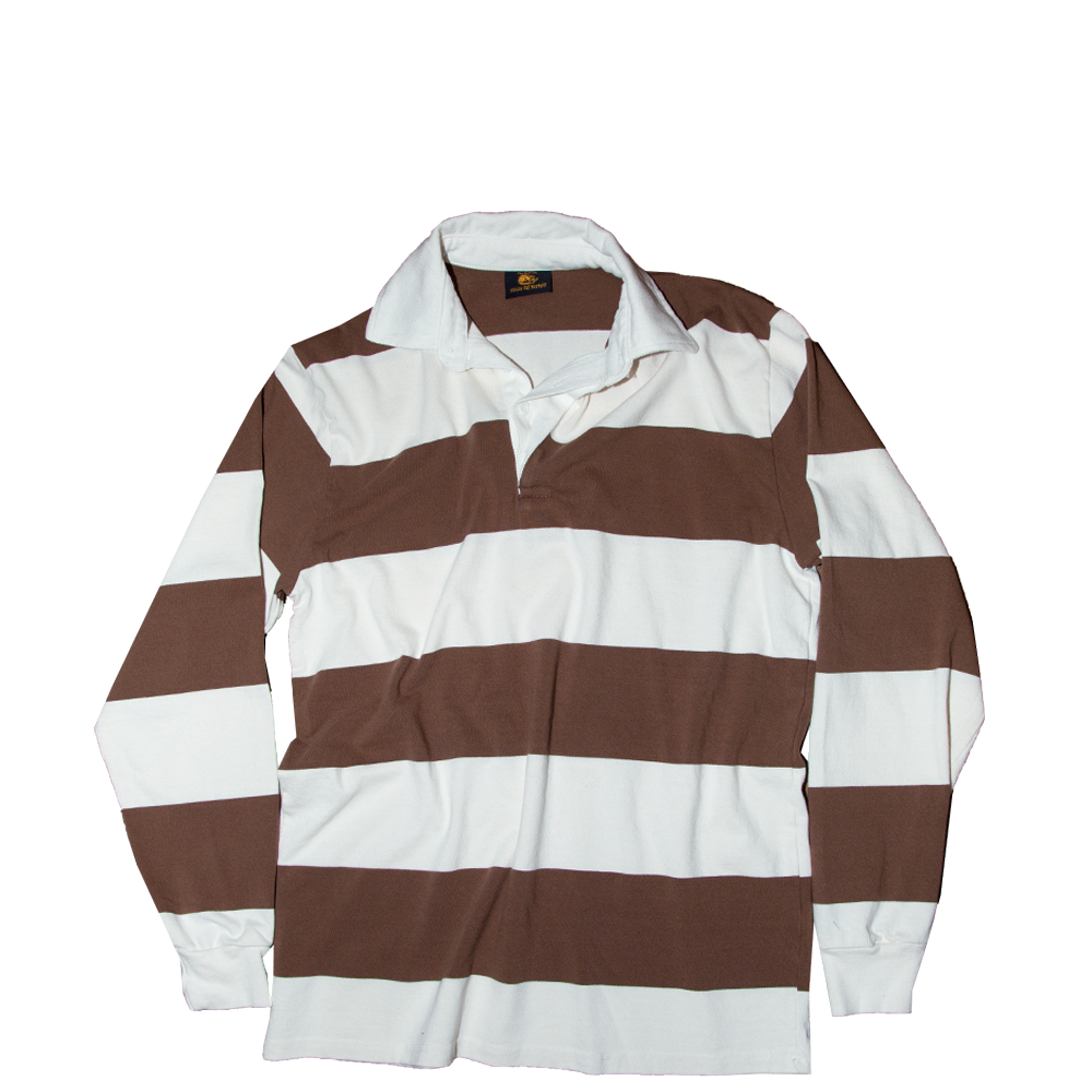Long sleeve striped collared top shirt