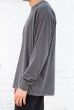 Dark Grey Long Sleeve T-Shirt 29655271243967 thumb