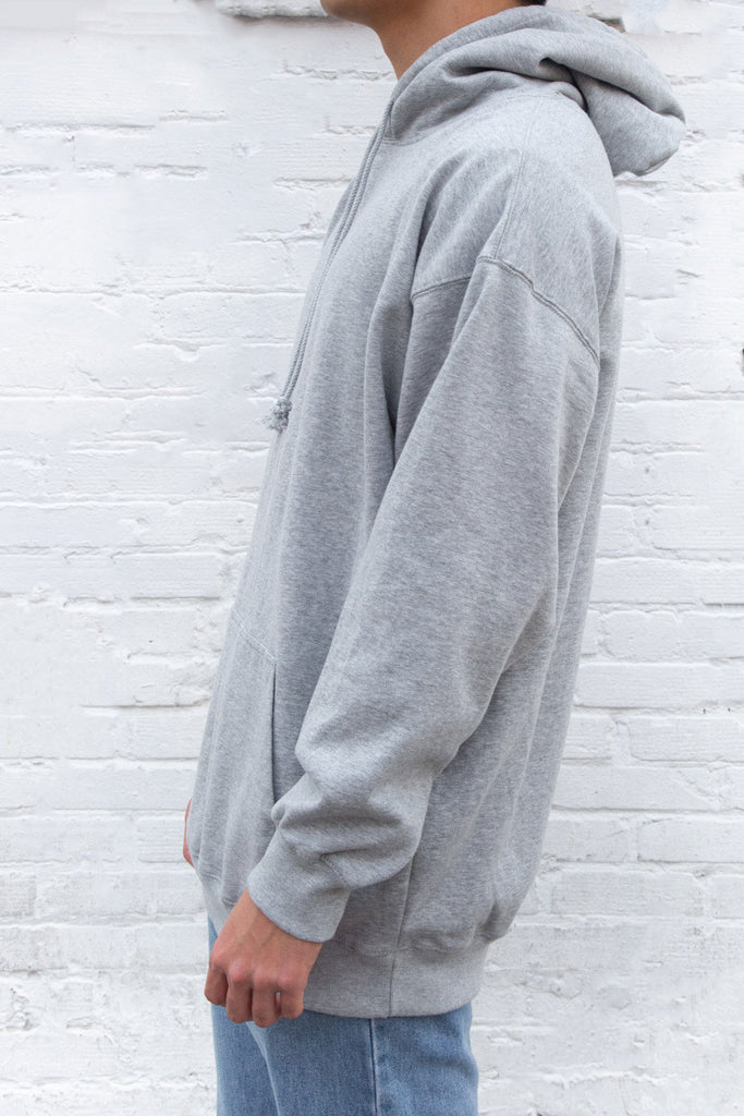 Heather Grey Cotton Hoodie 31086550712511