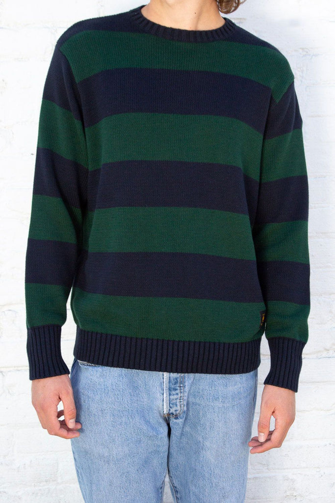 Cable-Knit Striped Sweater 29549277479103