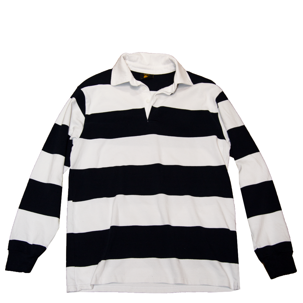 Striped Collared Long Sleeve T-Shirt – Yellow Rat Bastard