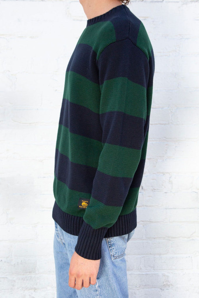 Cable-Knit Striped Sweater 29549277544639