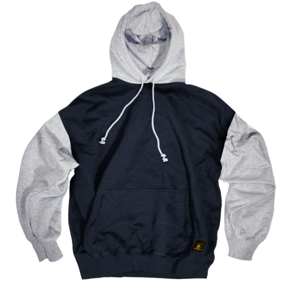 Navy And Grey Cotton Hoodie 28631714693311